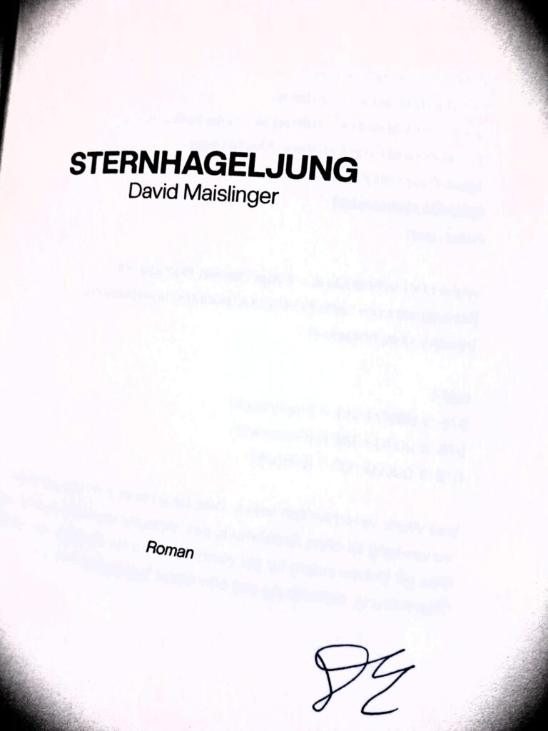 »Sternhageljung« – David Maislinger (2026)