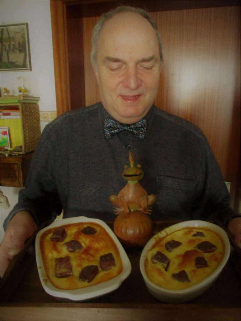 Toad in the hole a la Mrs. Beeton